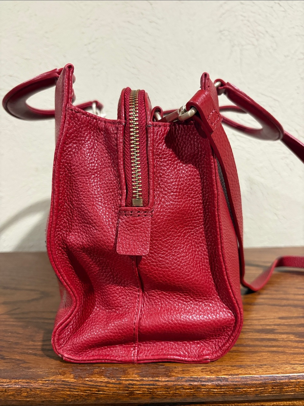 RADLEY LONDON Hello London! Red Purse with Black and White Accents. - Picture 4 of 12